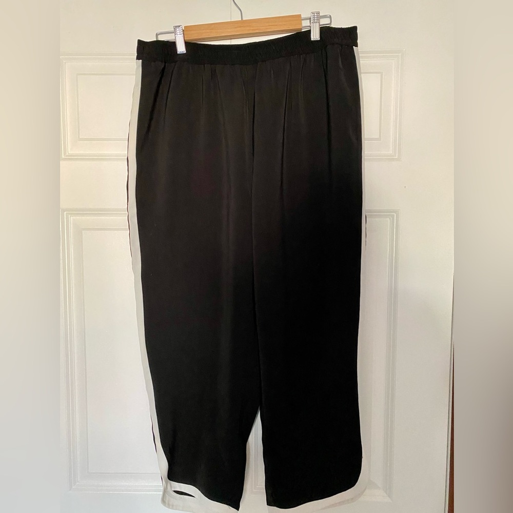 Eloquii Color Block Pull-Up Ankle Pant Size 14